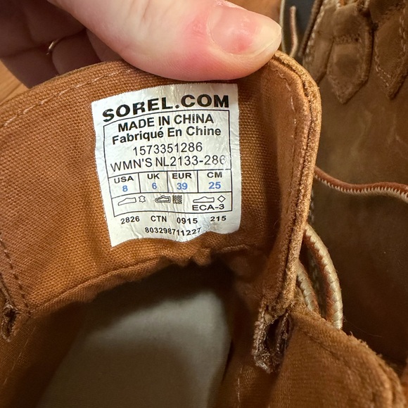 Sorel Out 'N About waterproof leather duck boots women's size 8 - Picture 7 of 7